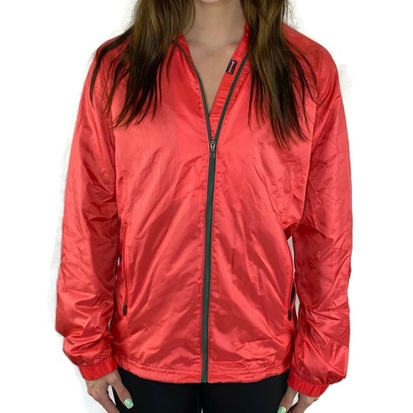 Mizuno Orange Light Weight Running Jacket Medium - Picture 1 of 11
